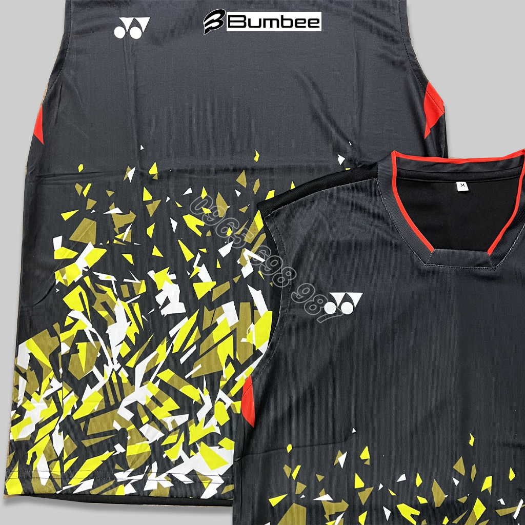 Áo cầu lông Japan, áo yonex ba lỗ thi đấu chuyên nghiệp chất liệu cao cấp