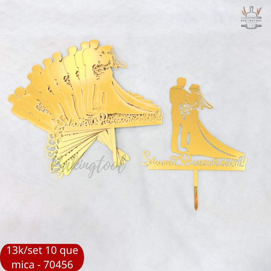 SET 10 THẺ MICA TRANG TRÍ BÁNH HÀNG LOẠI 2