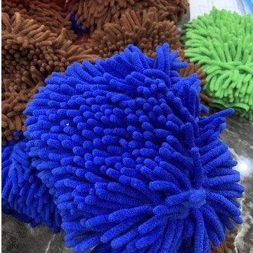 Găng tay rửa xe sợi microfiber lau rửa ô tô, xe máy chuyên dụng by DV AUTO