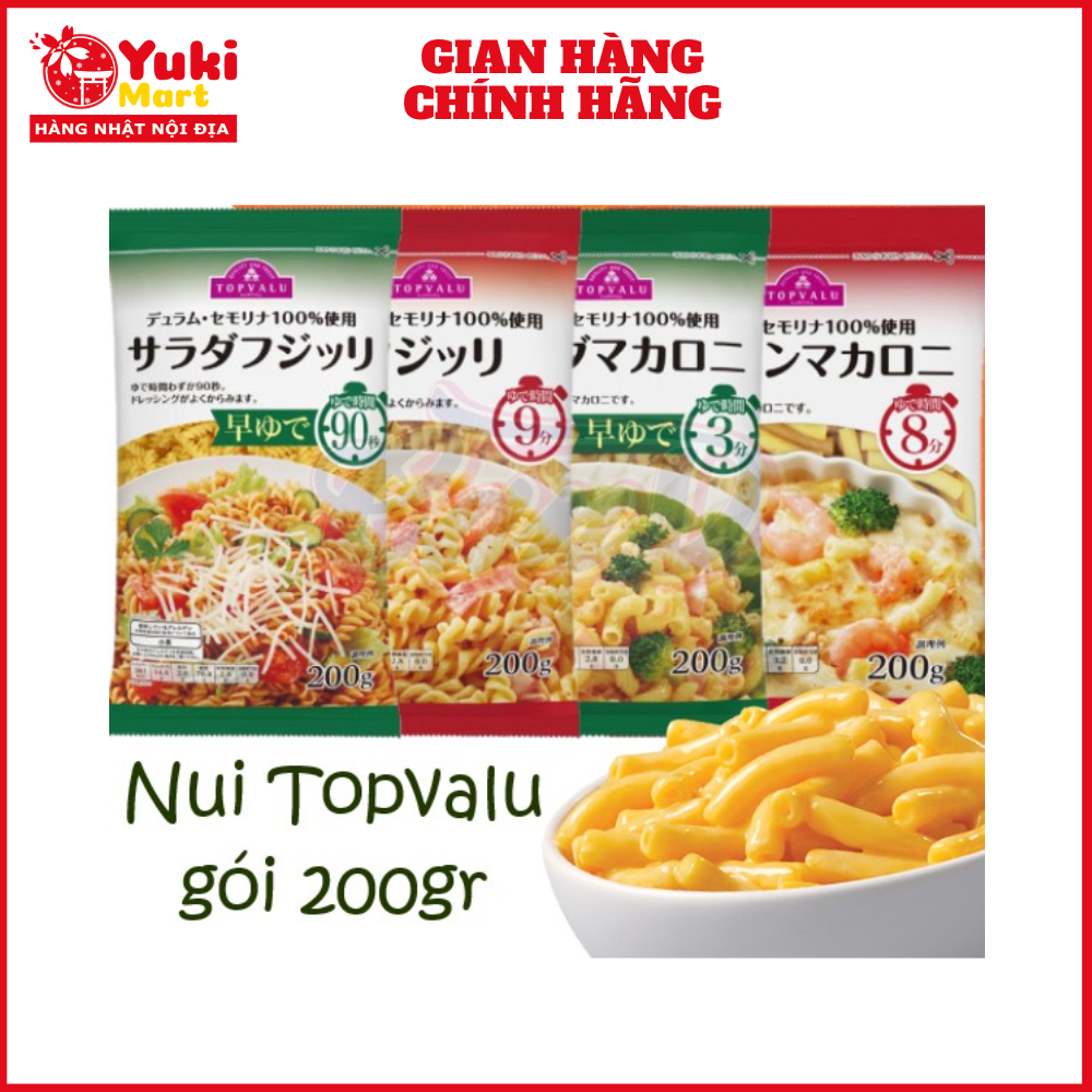 Nui rau củ Topvalu 200g Nhật Bản