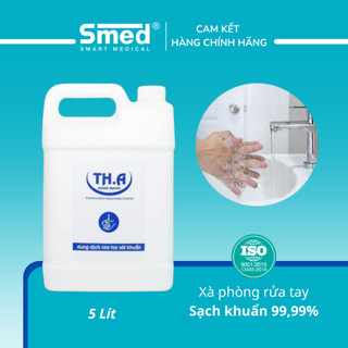Xà phòng rửa tay sát khuẩn TH.A HAND WASH can 5 lít