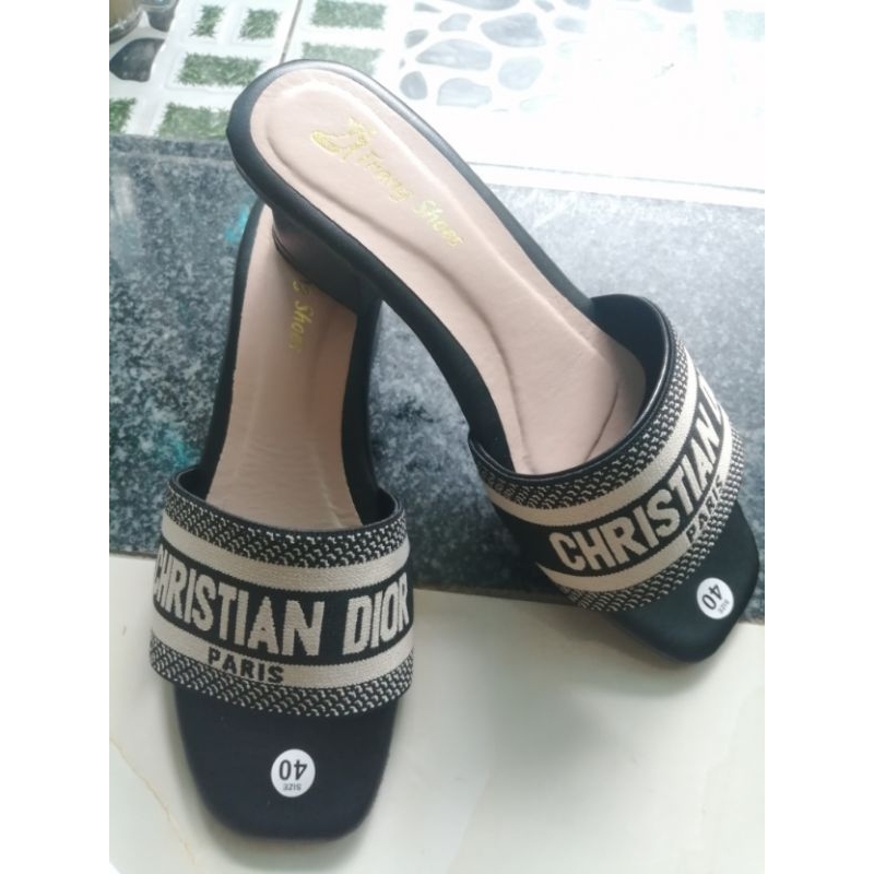 Giày nữ quai bảng chử gót 4cm cực hót đủ bigsize 35 đến 45