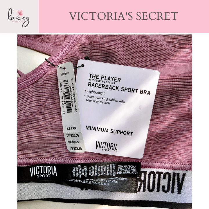 Áo tập The Player by Victoria Sport Mesh Racerback Sport Bra - Lacey Sportwear