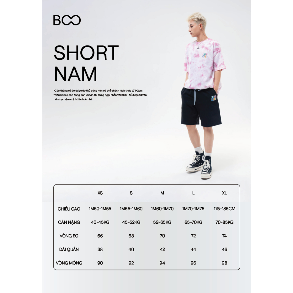 Quần Short BOO Kaki Nam Dáng Basic Cơ Bản Ống Suông Rộng Nhiều Màu Trẻ Trung