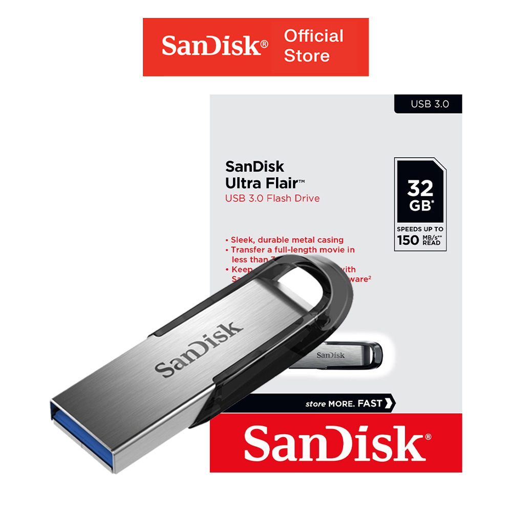 USB 3.0 SanDisk Ultra Flair CZ73 32GB 150MB/s SDCZ73-032G-G46 - Bảo hành 5 năm