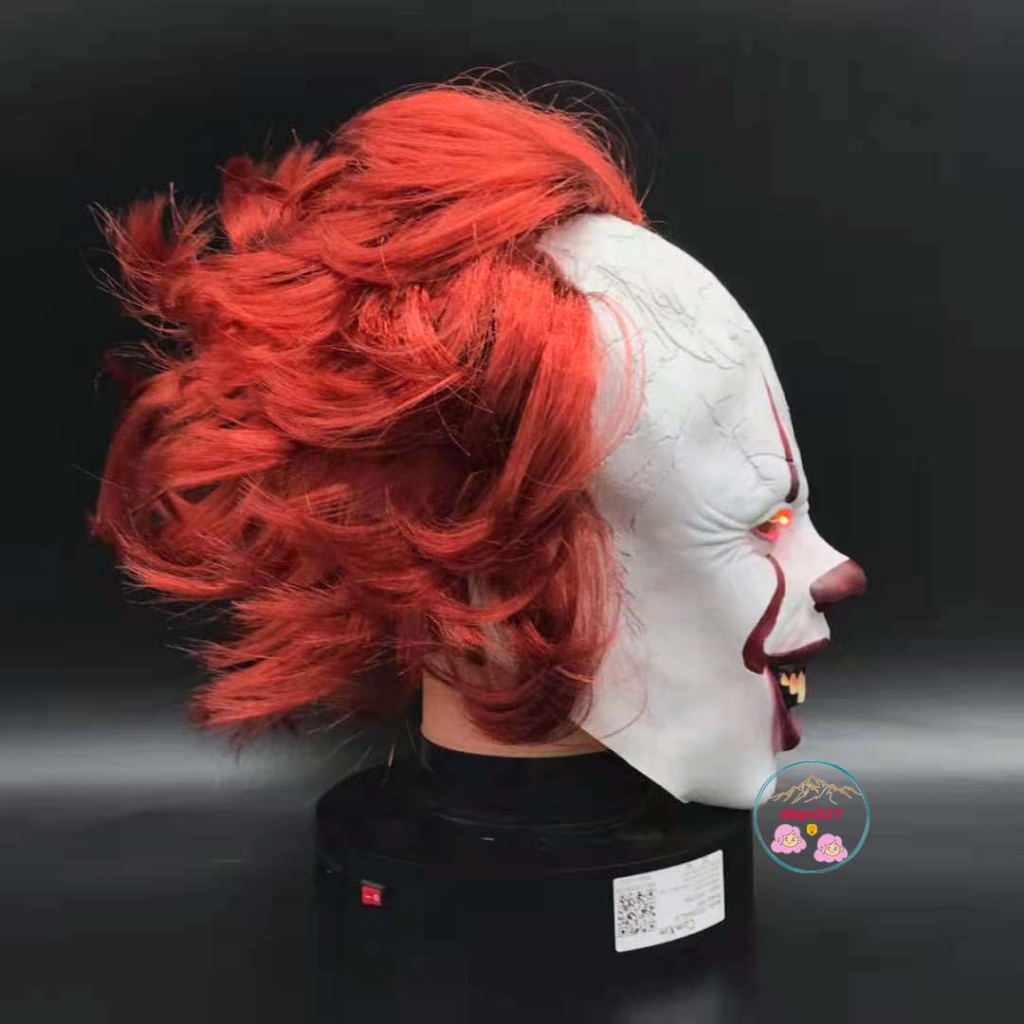 Mặt nạ chú hề cosplay hoá trang , mặt nạ ít pennywise cao cấp