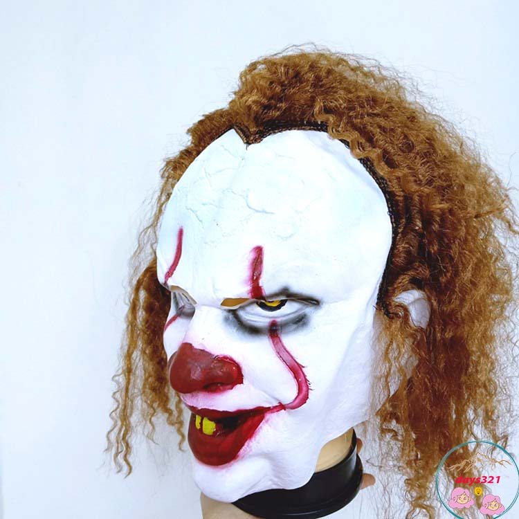 Mặt nạ chú hề cosplay hoá trang , mặt nạ ít pennywise cao cấp