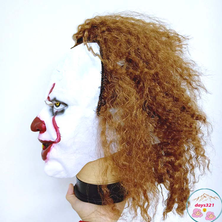 Mặt nạ chú hề cosplay hoá trang , mặt nạ ít pennywise cao cấp