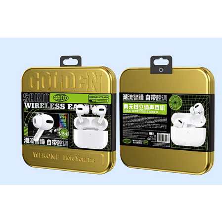 Tai nghe bluetooth  wk   v58  hãng thiết kế tai nghe không dây bass mạnh đàm thoại trong rõ tích hợp microphone