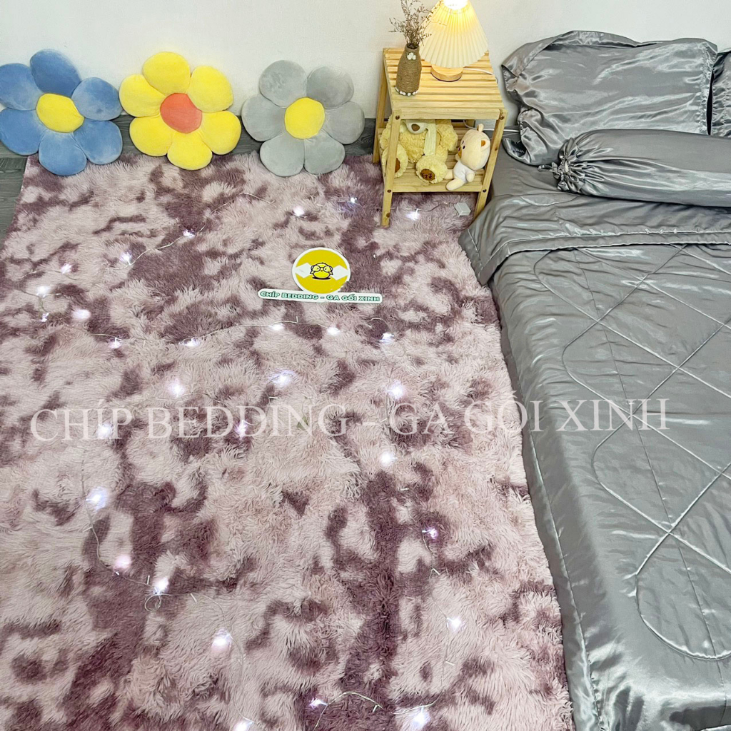 THẢM LÔNG TRẢI SÀN DECOR CAO CẤP SIZE 1MX1M6 VÀ 50X1M6