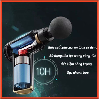 Máy massage cầm tay, 4 đầu 6 chế độ