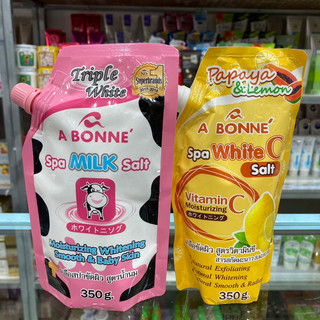 Muối tắm sữa bò tẩy tế bào chết A Bonne Spa Milk Salt Thái Lan 350gr bao bì mới (đủ loại)