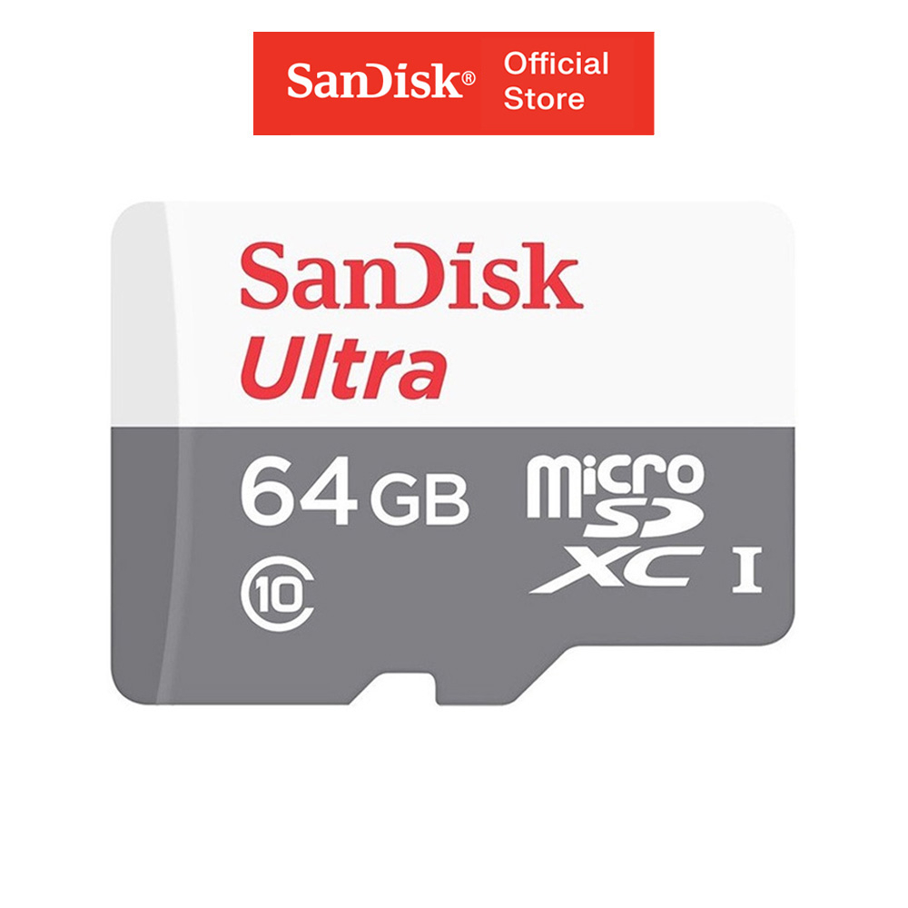 Thẻ Nhớ MicroSDXC SanDisk Ultra 64GB 100MB/s 667x SDSQUNR-064G-GN3MN