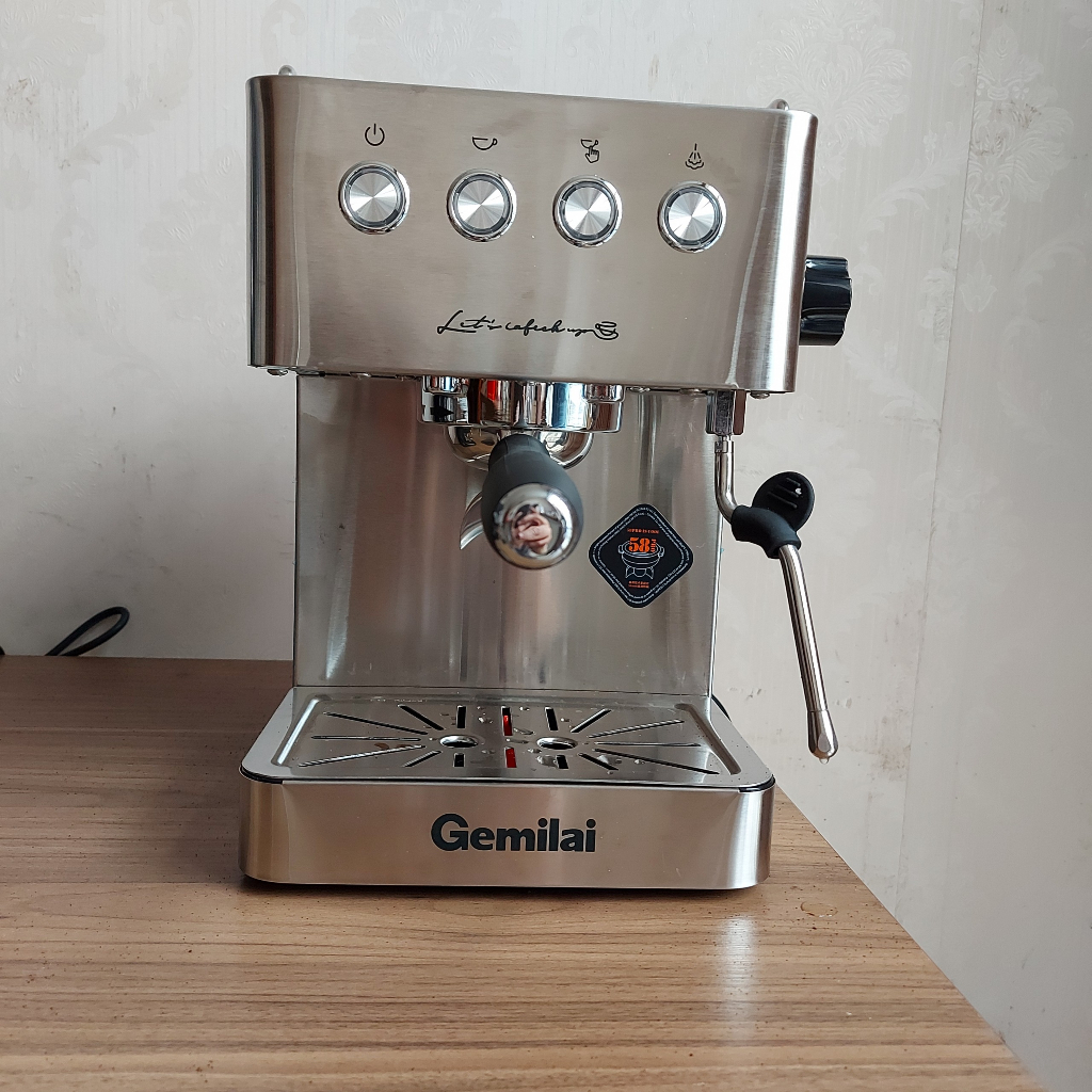 Máy Pha Cà Phê Gemilai CRM005E , Máy Pha Cafe Espresso Tự Động 3005E
