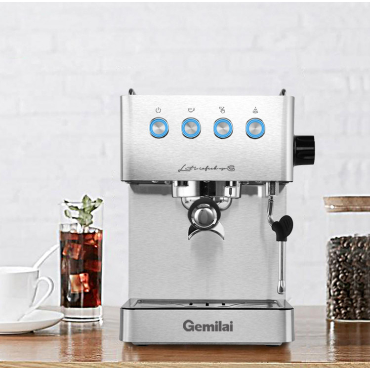 Máy Pha Cà Phê Gemilai CRM005E , Máy Pha Cafe Espresso Tự Động 3005E
