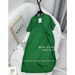 (Hàng L1)Váy Đũi Gân Xoắn Eo 6 Màu
