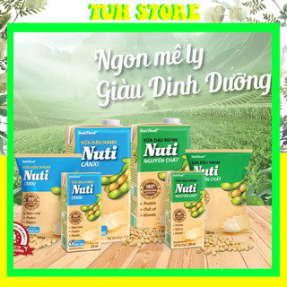 Thùng Sữa Đậu Nành Nuti 200ml 36 Bịch/Hộp