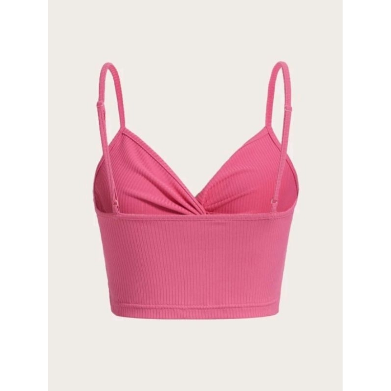 Áo 2 dây croptop phối ren xoắn gân đan sexy quyến rũ gợi cảm hottrend thời trang dành cho nữ 🖤