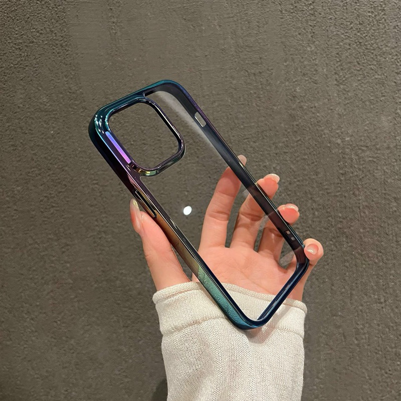 Ốp Lưng Trong Viền Màu Titan Iphone 14 Pro Max, 14 Pro, 13 Pro Max, 12 Pro Max Hãng FILADA
