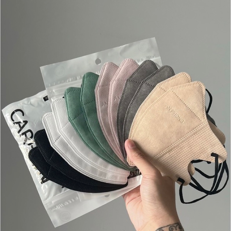 Khẩu Trang 5D Mask Quai Thun Nhiều Màu Thời Trang Đẹp Mắt An Toàn