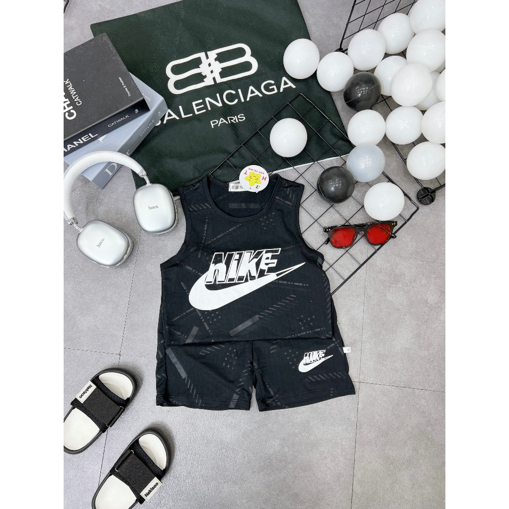 Bộ sát nách, bộ 3 lỗ bé trai thông hơi cao cấp siêu mát NK01