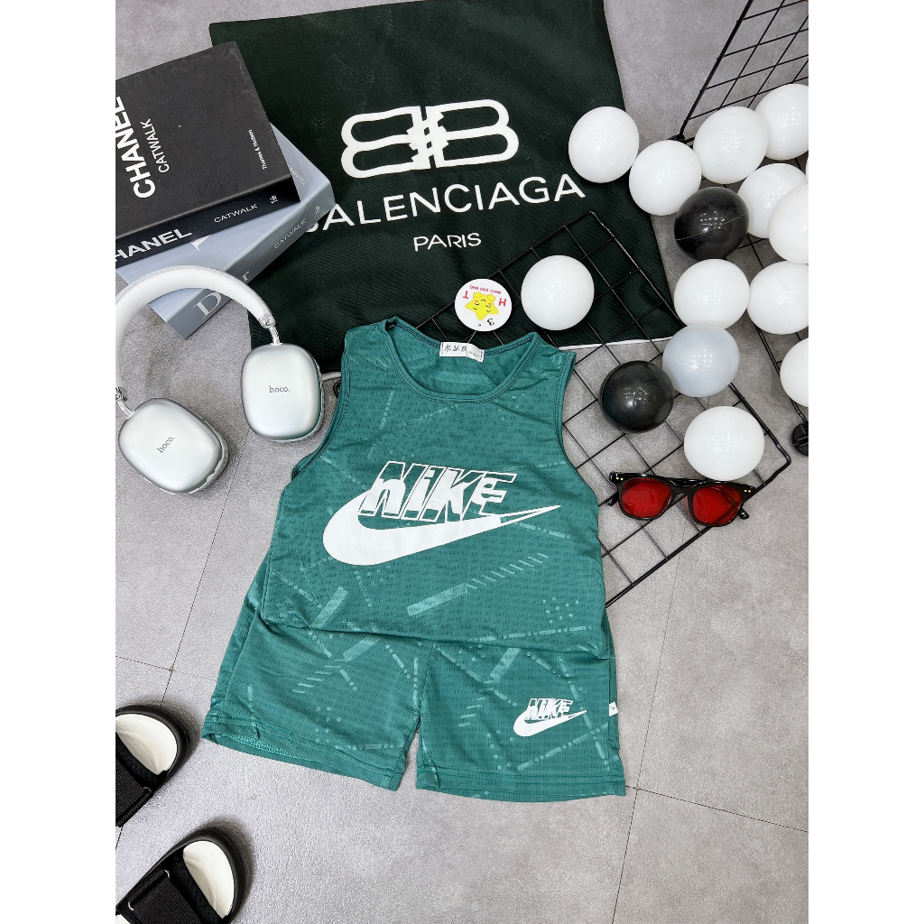 Bộ sát nách, bộ 3 lỗ bé trai thông hơi cao cấp siêu mát NK01