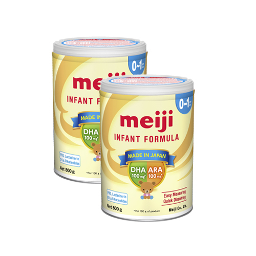 Combo 2 lon Sữa dạng bột Meiji Infant Formula – Nhập khẩu chính hãng (800g)