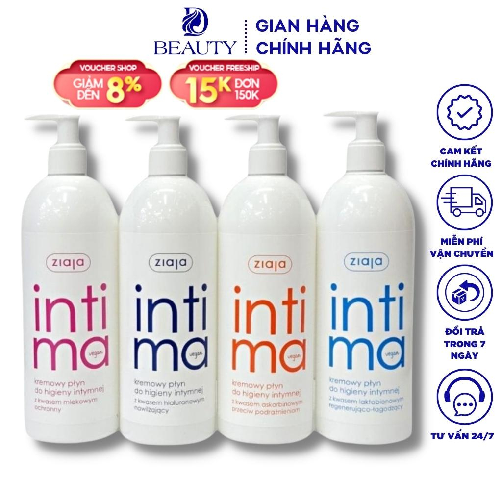 Dung Dịch Vệ Sinh Phụ Nữ Intima Ziaja 200ml - 500ml Gel Phụ Khoa Giảm Khí Hư Huyết Trắng Full Màu