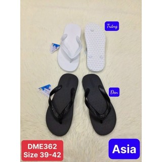 Dép lào nam nữ Asia, Trắng/Đen