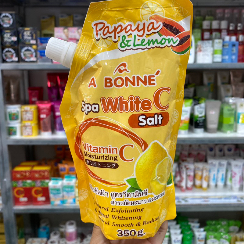 Muối tắm sữa bò tẩy tế bào chết A Bonne Spa Milk Salt Thái Lan 350gr bao bì mới