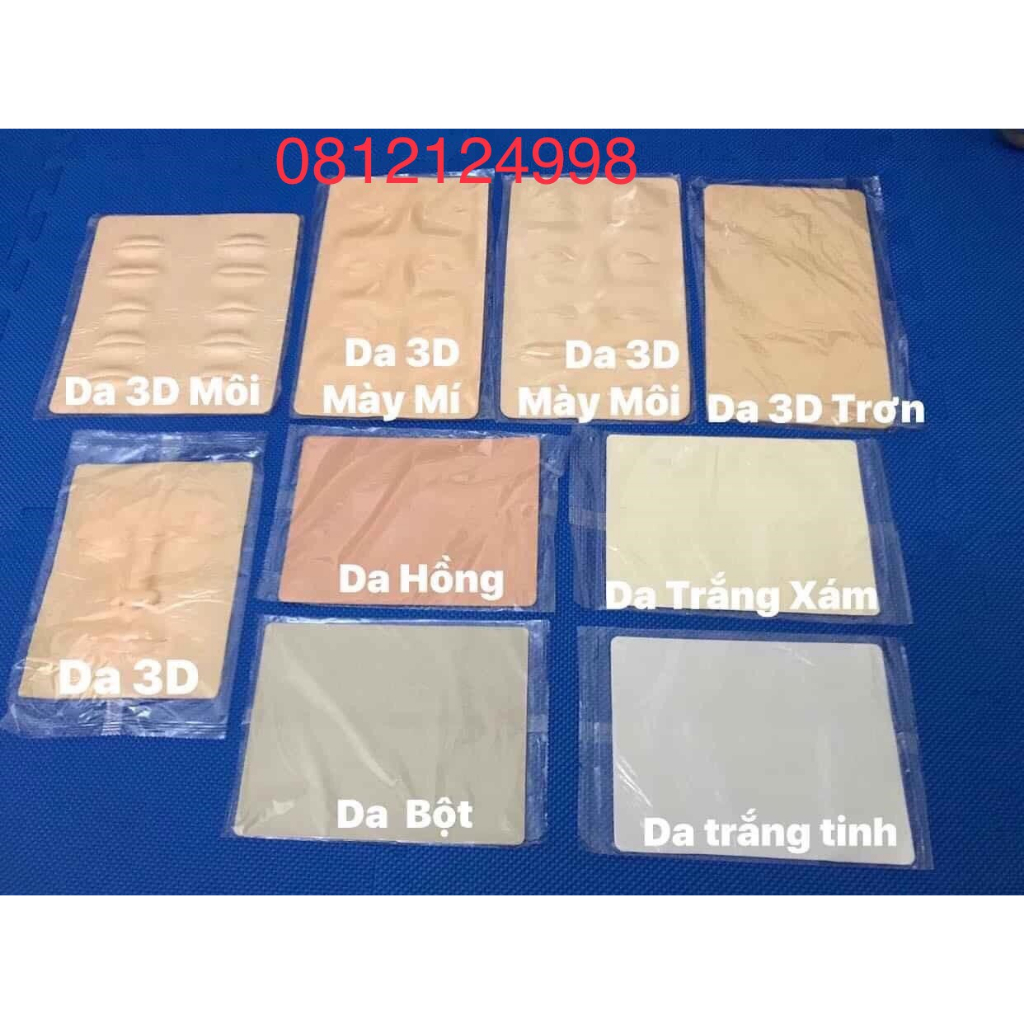Da giả học phun xăm loai tốt đầy đủ các loại
