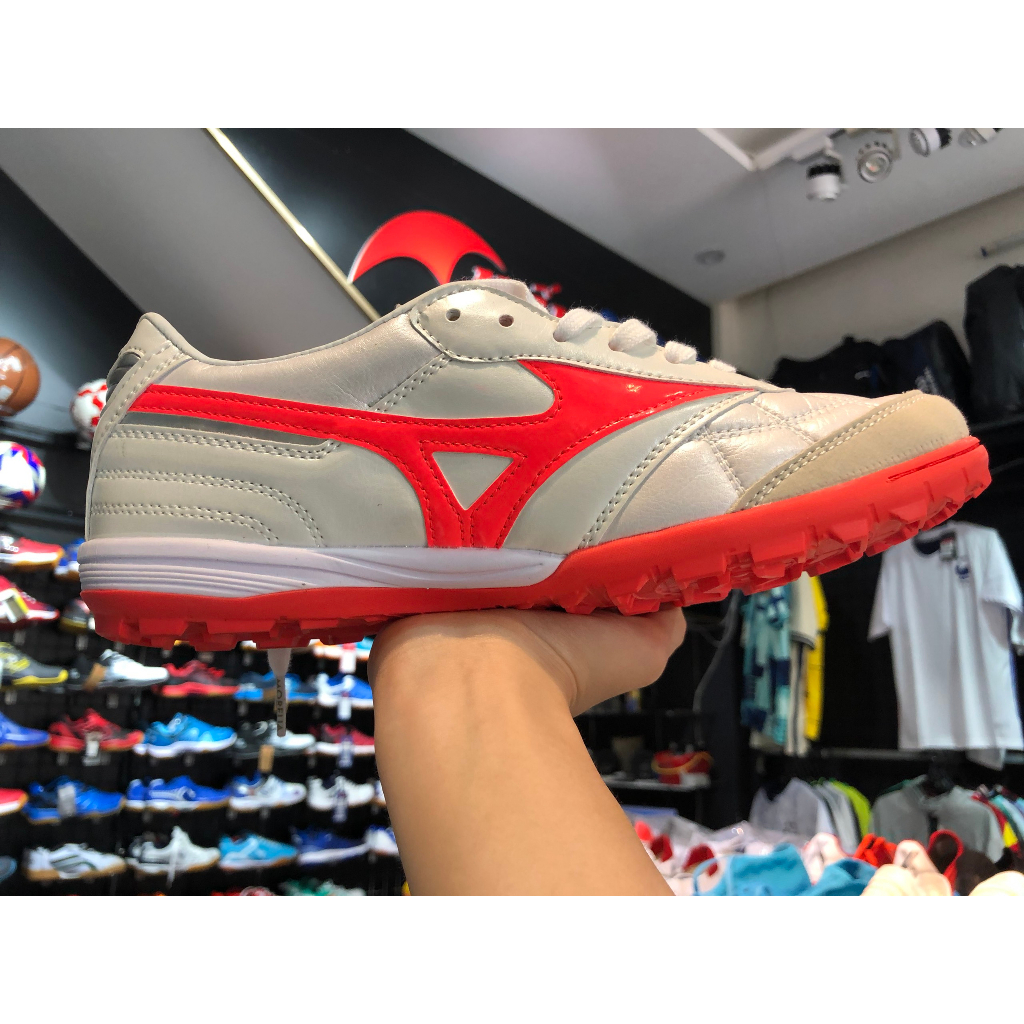 Giày đá bóng sân nhân tạo MIZUNO MORELIA NEO TF - TRẮNG HỒNG