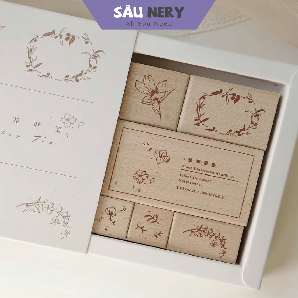 Sâu Nery - Con dấu gỗ decor trang trí Vol.3 - Freckles Tea