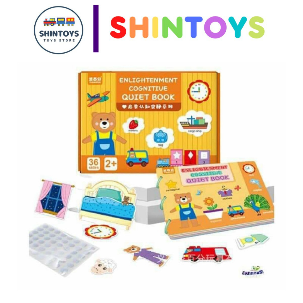 Đồ Chơi Bóc Dán Cho Bé Gồm Có 36 Trang Nhiều Chủ Đề - Shintoys