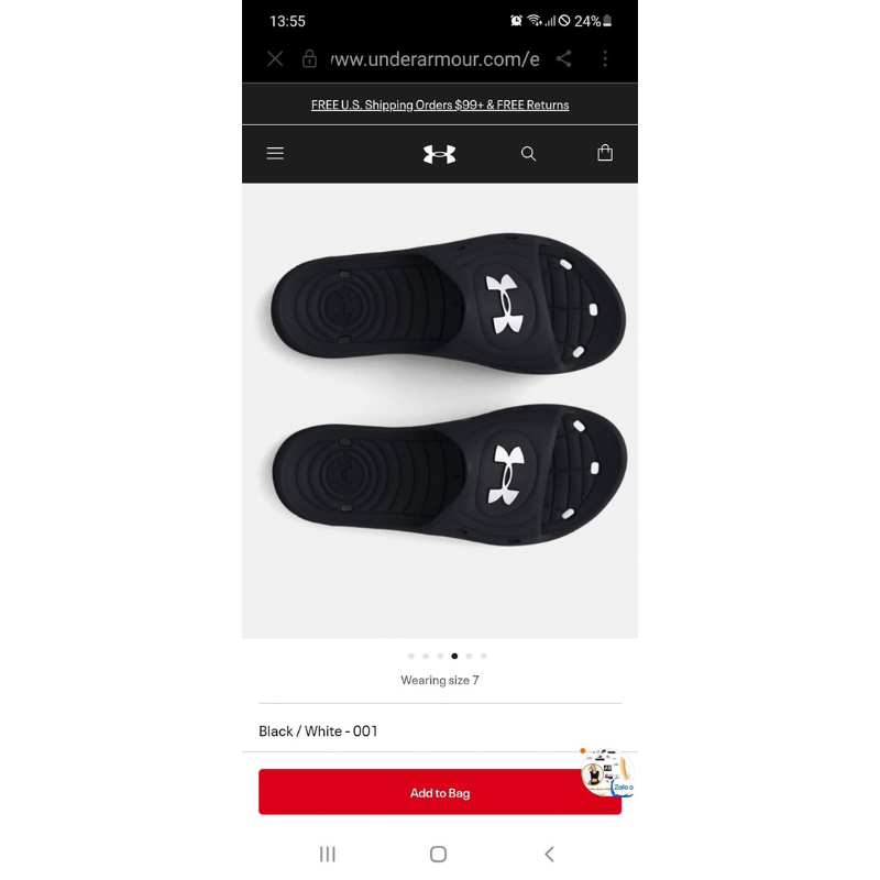 Dép thể thao Unisex Und€r @rm0ur