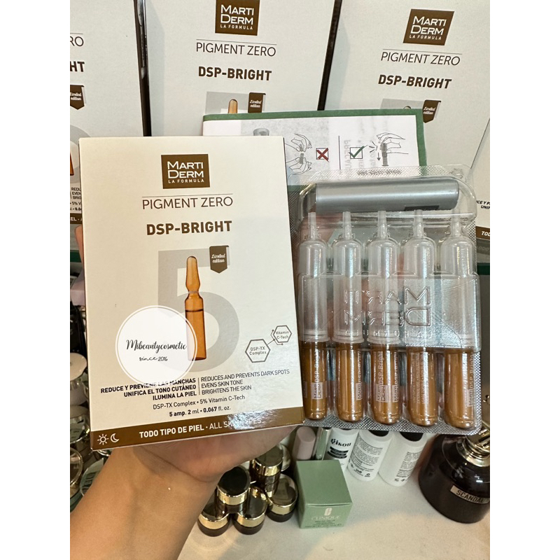 Set 5 ống - kèm mở ống. Pigment Zero DSP Bright