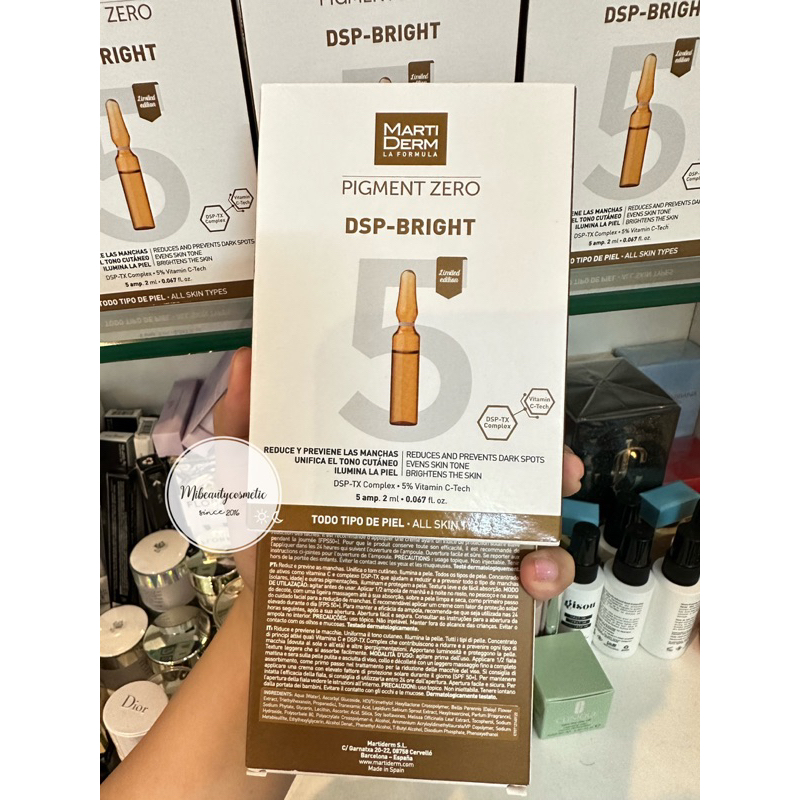 Set 5 ống - kèm mở ống. Pigment Zero DSP Bright