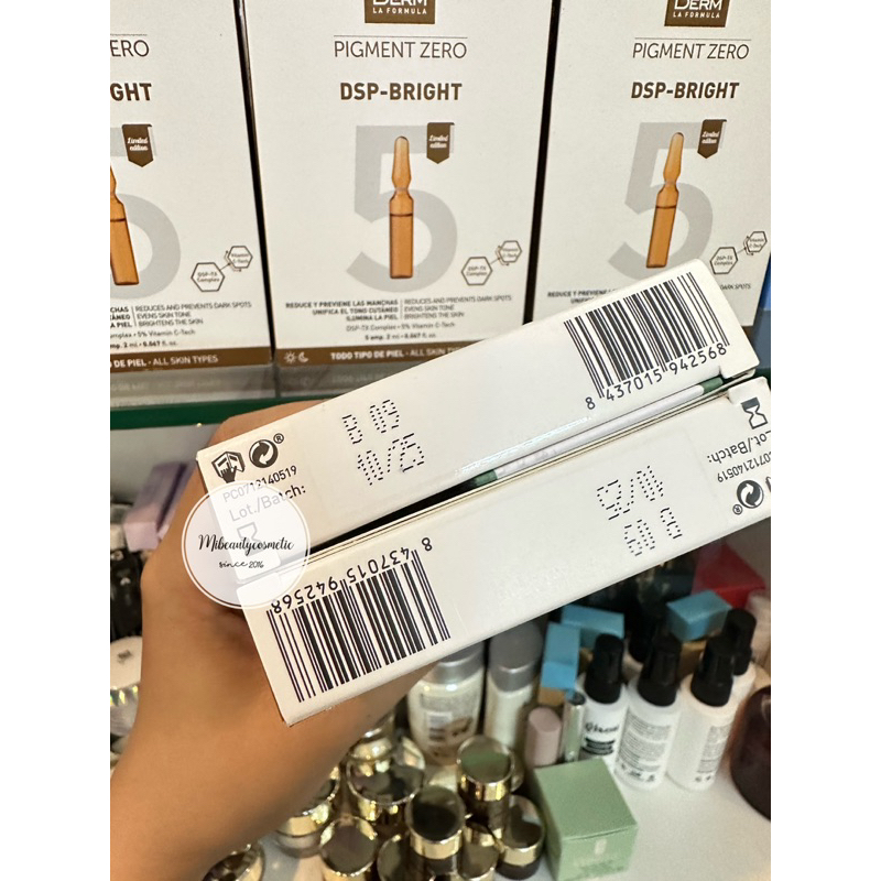 Set 5 ống - kèm mở ống. Pigment Zero DSP Bright