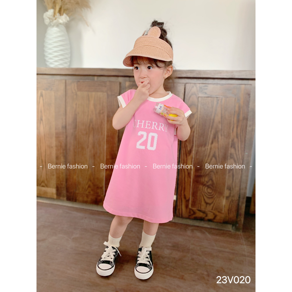 Váy suông thể thao Cherry 20 Bernie cho bé gái