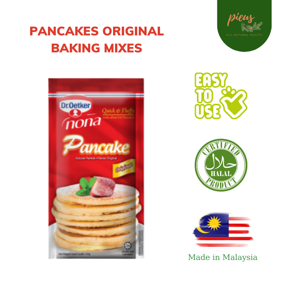 Bột Làm Bánh Rán | Pancakes Original Dr.Oetker Nona 100g - Bột làm bánh pancake tiện lợi - Thương hiệu Đức | SX Malaysia