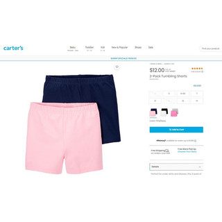 Set 3 quần legging đùi bé gái