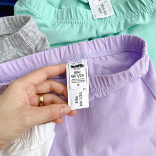 Set 3 quần legging đùi bé gái