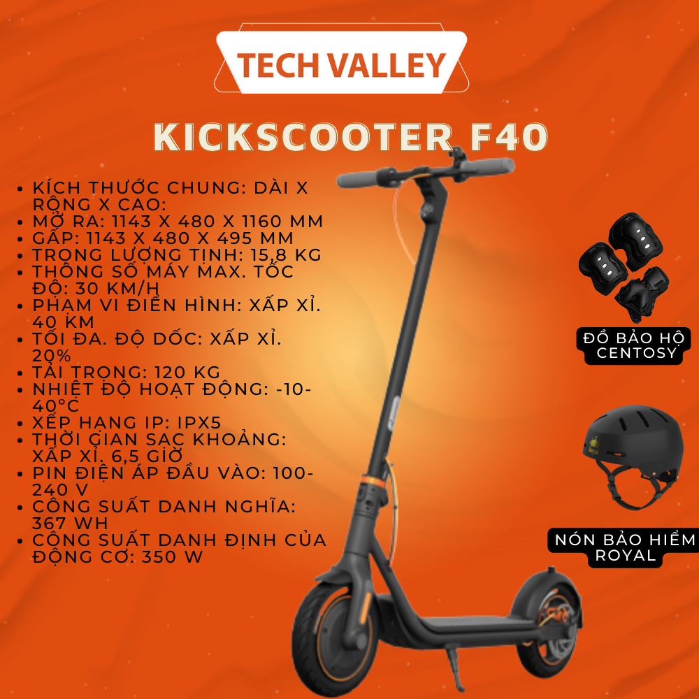 Xe điện mini Segway Ninebot Kickscooter F40