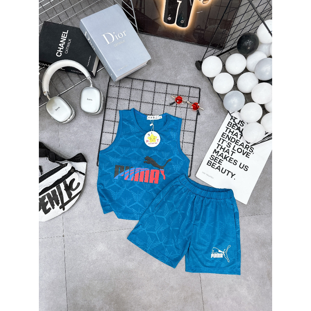 Bộ sát nách, bộ 3 lỗ bé trai thông hơi cao cấp siêu mát PM01