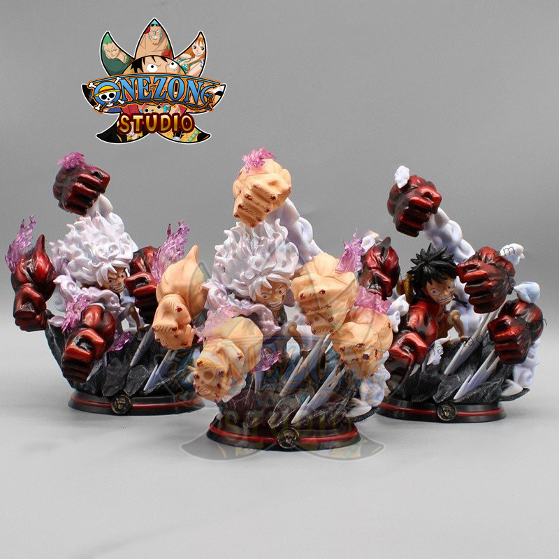 Mô hình chibi luffy gear 5 4 hàng đẹp CĂNG