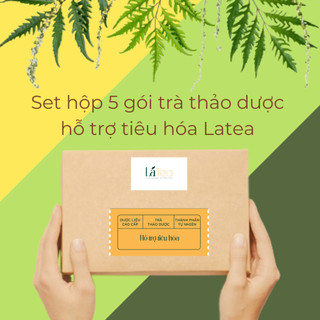 Trà hỗ trợ tiêu hóa Latea - hỗ trợ điều trị bệnh lý dạ dày, đau bao tử, khó tiêu, trào ngược... hộp 5 gói x 10g