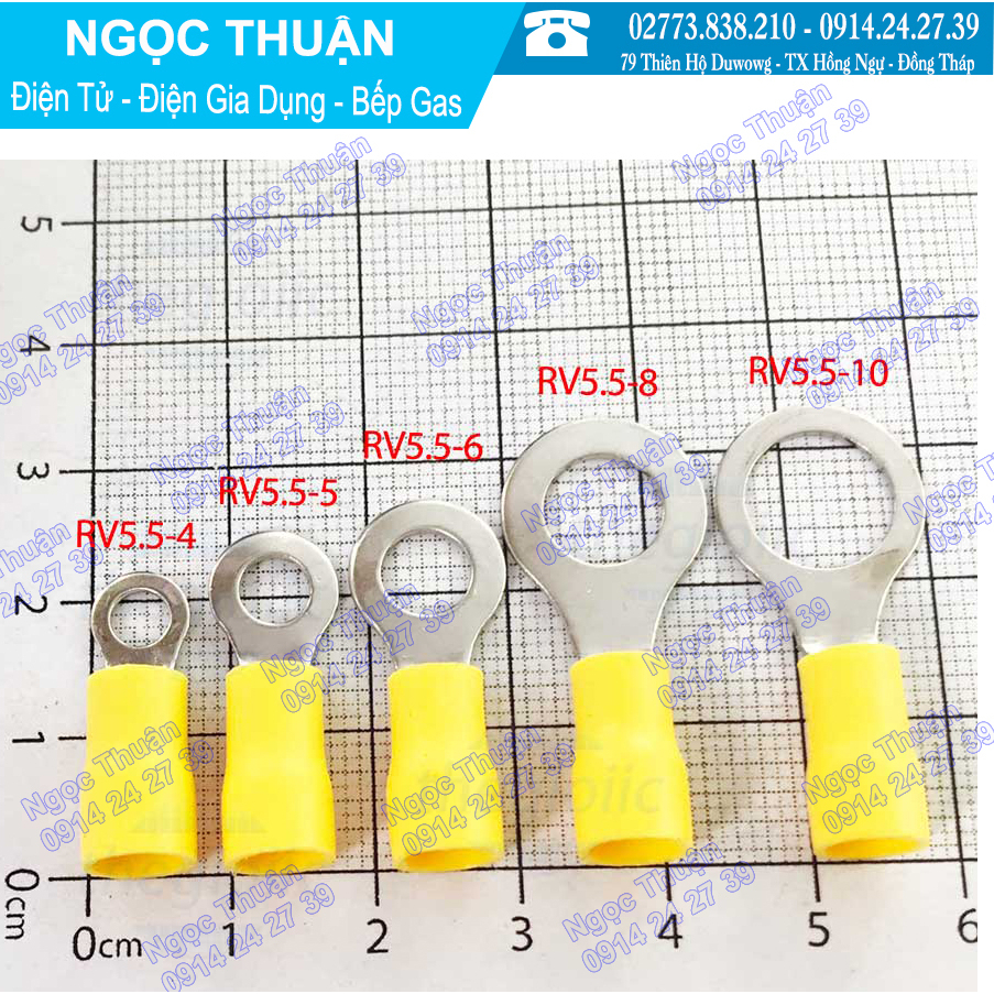 Đầu cos tròn - chử Y bọc nhựa