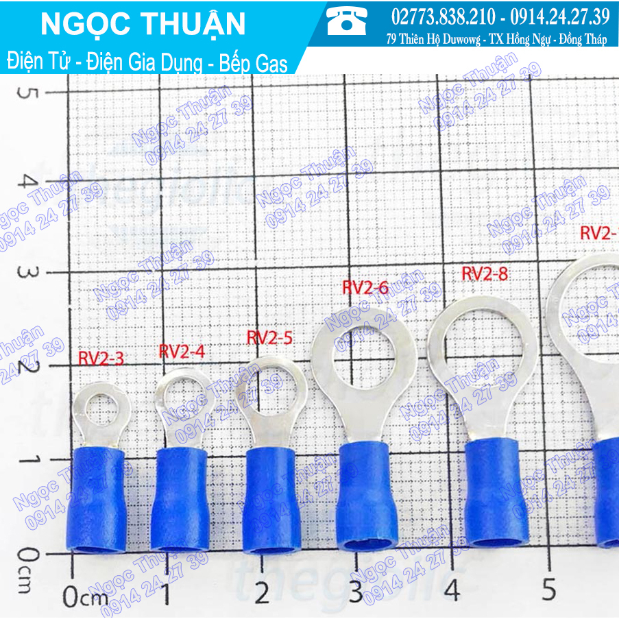 Đầu cos tròn - chử Y bọc nhựa