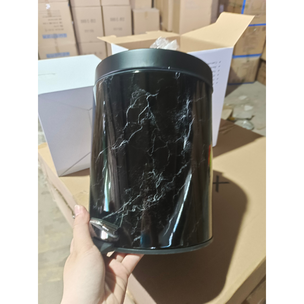 THÙNG RÁC ĐẠP CHÂN INOX 5L