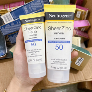 Kem chống nắng Neutrogena Sheer Zinc Dry – Touch Suncreen SPF 50 –